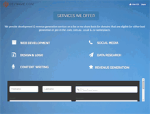 Tablet Screenshot of devname.com